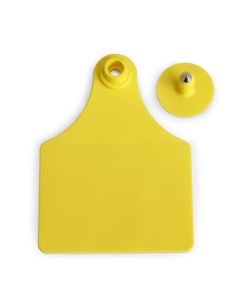 Allflex Ear Tags Female & Button Large [Yellow] (25 Count)