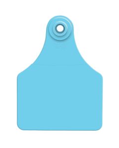 Allflex GLF/GSM-B Blank Large Female and Button Ear Tag [Blue] (25 ct)