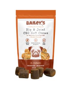 Bailey's BCBDHJ15 Bailey's CBD Hip and Joint Soft Chew Pantry Pack Refill [15 mg] (5 ct)