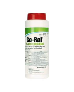 Bayer Co-Ral 1% Livestock Dust 2lb Cannister