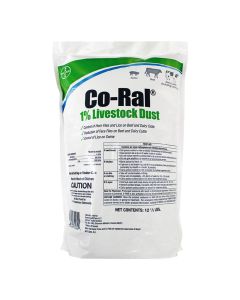 Bayer Co-Ral 1% Livestock Dust, Case of 4 [12.5 lb] bags