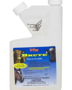 Y-Tex - 0812001 - Brute Pour On Cattle Insecticide [16 oz]