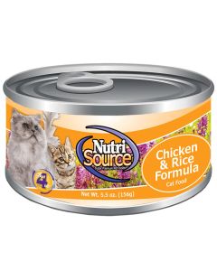 Can Cat Food (Chicken & Rice) (5 oz x 12)