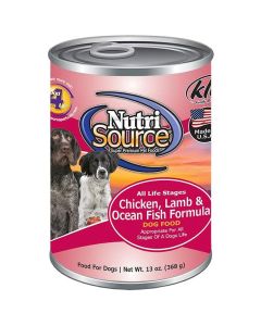 Can Dog Food (Chicken, Lamb & Fish) [13 oz x 12)