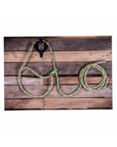 Cow Poly Halter [Lime Green/Pink]