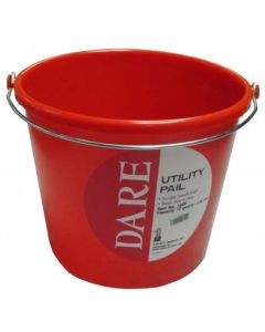 Dare Products 1609 RED Plastic Pail [Red] (10 qt)