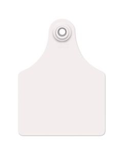 Duflex White Blank Ear Tags [Male Large] (25 Count)
