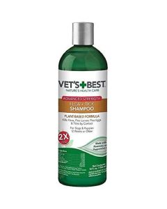 Durvet 044-810608 Advanced Strength Flea and Tick Shampoo [12 oz] 