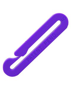 Ear Tag Clip [Purple] (50 Count)