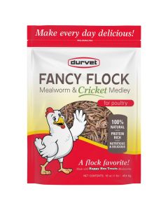 Fancy Flock Mealworm Cricket [16 oz.]