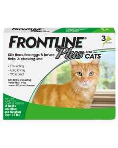 FRONTLINE Plus [Cats/Kittens] (3 Dose)