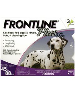 Frontline Plus for Dogs [45-88 lbs.] (3 Count)