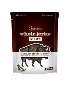 Fruitables Whole Jerky Canine Treats Grilled Bison [5 oz]