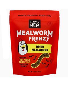 Happy Hen Mealworm Frenzy Poultry Treats [3.5 oz]