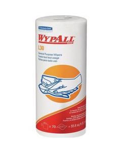 Kimberly Clark 5843 Safety Wypall L30 Wiper Paper Towel [White] [11" x 10.4"] (24 ct)