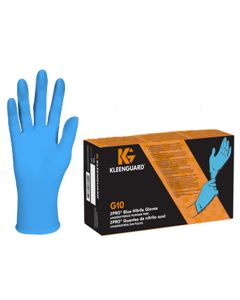 KLEENGUARD G10 Powder-free Nitrile Gloves, Arctic Blue [200/Box]