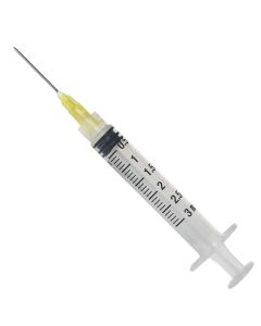 Luer Lock Syringe with Needle [3 mL - 20G x 1.5] (1 Count)