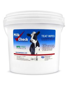 Milk Check Teat Wipes Pail (700 Count)