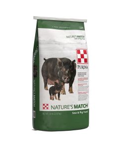 Nature's Match 80427305145 Sow and Pig Complete Feed [50 Ib]