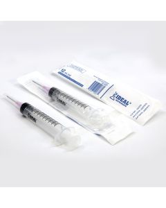 Neogen 043-9287 Disposable Luer Lock Syringe with Needle [12 cc with 18 x1]
