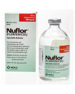 Merck NUFLOR (florfenicol) Injectable Antibiotic
