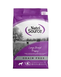 NutriSource 29960 Grain Free Large Breed Puppy Food [30 Ib]