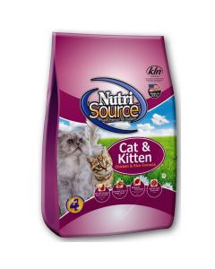 Nutrisource Cat & Kitten Food (Chicken & Rice) [16 lb]