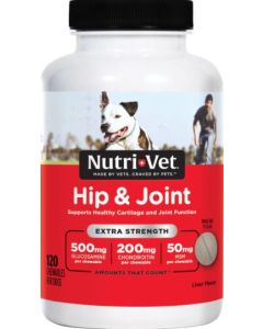 NutriVet - 044-1001046 - K9 Hip and Joint Extra Strength Chewables [120 ct]