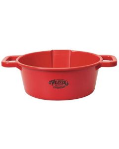 Plastic Feed Pan [22 Quart] (Red)