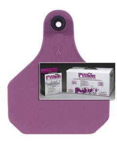 Python Purple Insecticide Ear Tags 100 Count