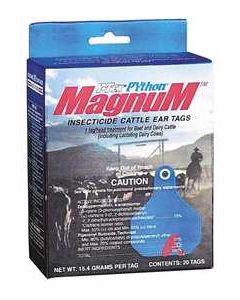 Python Magnum Insecticide Ear Tags [Blue] (20 Count)