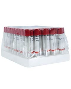 Red Top Blood Tubes [7 mL] (100 Count)