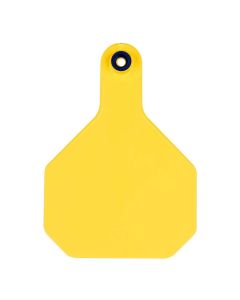 Ritchey 72440704101 Large Blank Ear Tags [Black/Yellow] (25 ct)