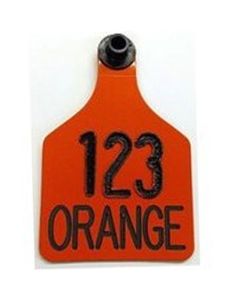 Ritchey Blank Universal Tags [Orange Tag/Black Core] (25 Count)