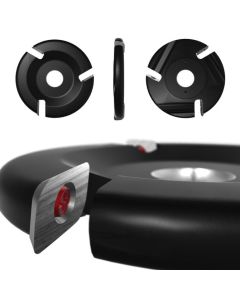 Roto-Clip - 3 Slot Flat Carbide Disc 4" Black