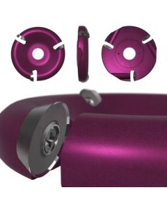 Roto-Clip - 3 Slot Round Carbide Disc 4" Purple