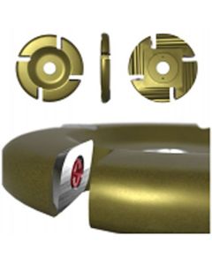 Roto-Clip - 4 Slot Flat 4.5" Carbide Disc Gold