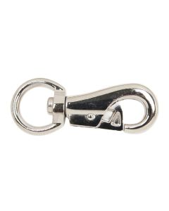 Round Swivel Snap Nickel Plated [7/8 in]