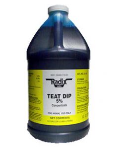 Chlorhexidine Teat Dip 5% - 1/2 Gallon