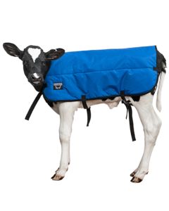 Udder Tech Single Insulated Medium Calf Blanket - Jacket [Blue]