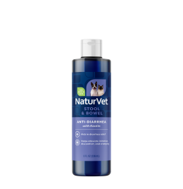 NaturVet Anti-Diarrhea Liquid Supplement for Dogs and Cats [8oz]