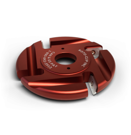 Roto-Clip 4 Slot Flat Carbide Disc 4" [Dark Burgundy]