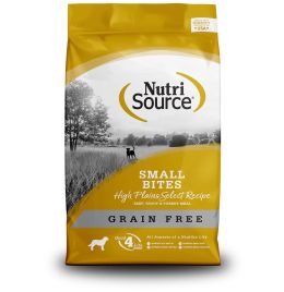 NutriSource Small Bites High Plains Select Grain Free Dog Food [4lb]