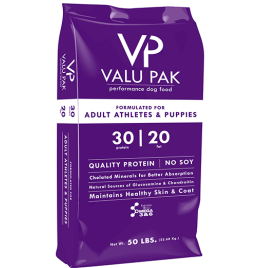 Valu-Pak 30/20 Athlete Dog Food [50lb]
