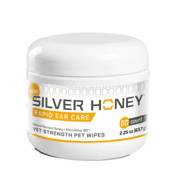 Silver Honey Rapid Ear Care Pet Wipes [50 ct]