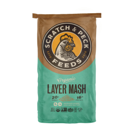 Scratch & Peck Organic Layer Mash 16% [40lb]