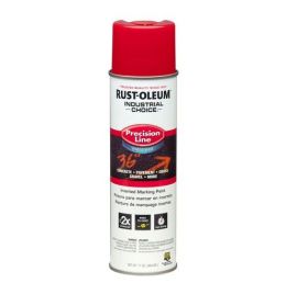 Rust-Oleum Water-Based Precision-Line Inverted Red Marking Paint Aerosol [12 ct]