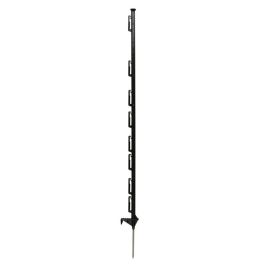 48" Fence Post-Step-In Poly [Black]