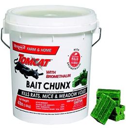 TomCat 1oz Rodent Bait Chunx with Bromethaline [4lb]