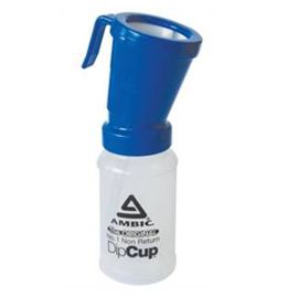 Ambic Teat Dipper - Non-Return Yellow